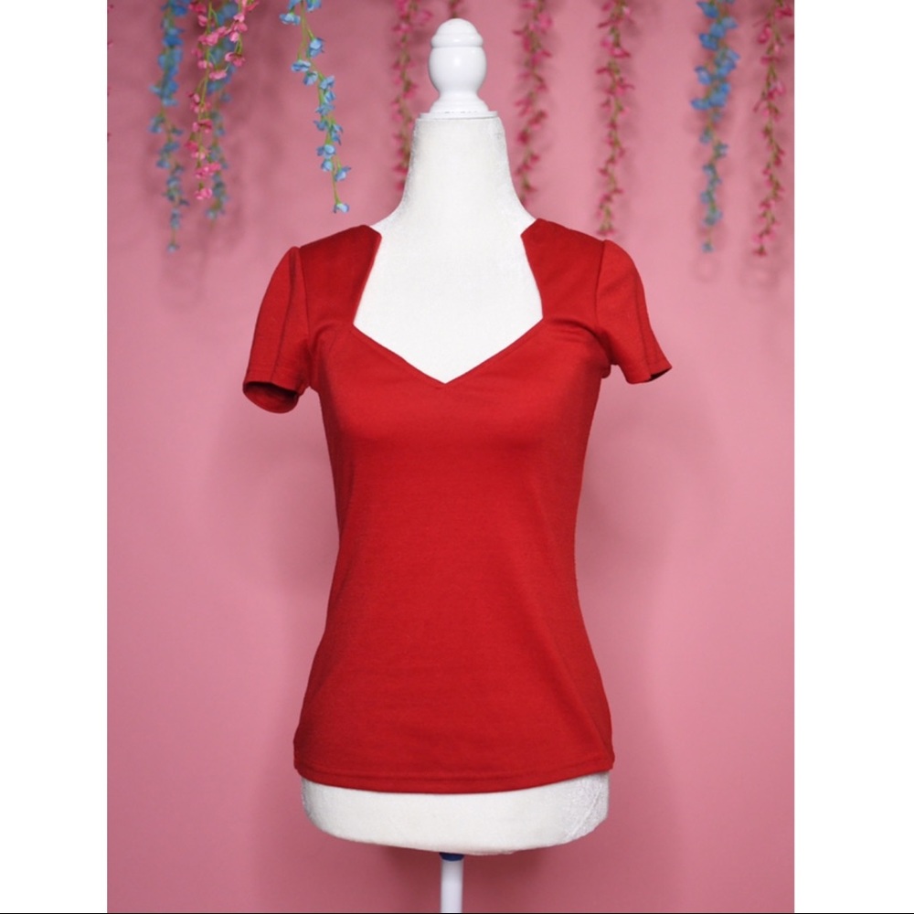 Red Pinup Top